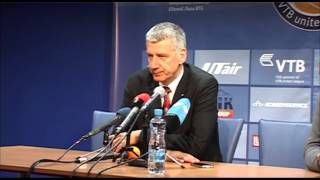 Emocinga A.Petrovičiaus spaudos konferencija po rungtynių su "Lokomotiv-Kuban"