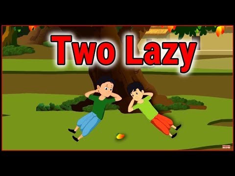 Two Lazy - Cartoon In English For Kids - Moral Stories - Maha Cartoon ...