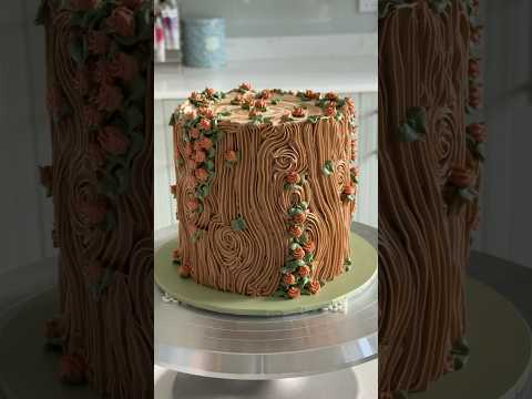 Decorate a log cake with me 🪵🌱