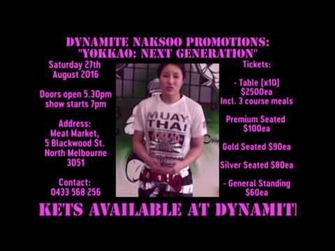 Dynamite NAKSOO Promotions: "Yokkao: Next Generation" present Jo.