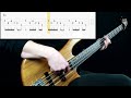 Rush Tom Sawyer Bass Cover Play Along Tabs In Video