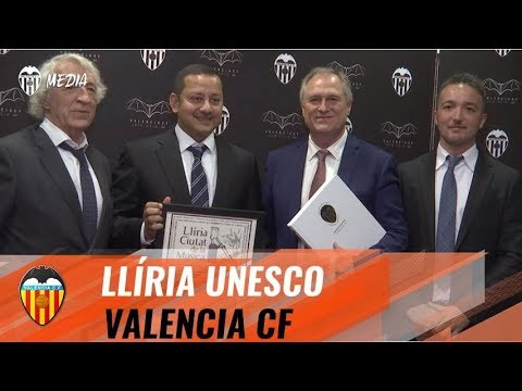 EL VALENCIA CF FELICITA A LLÍRIA POR SER ‘CIUDAD CREATIVA DE LA MÚSICA’ DE LA UNESCO