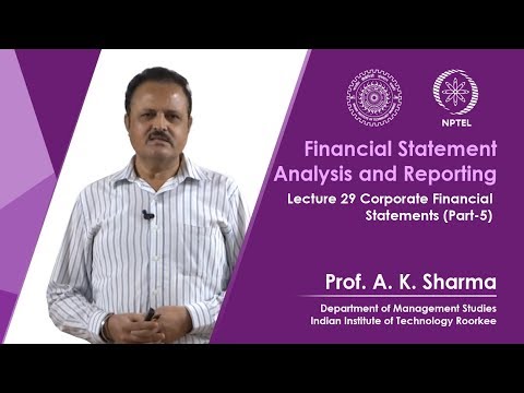 Lecture-29- Corporate Financial Statements (Part-5)