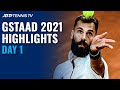 Paire Battles Kovalik; Lopez Takes on Heusler | Gstaad 2021 Highlights Day 1
