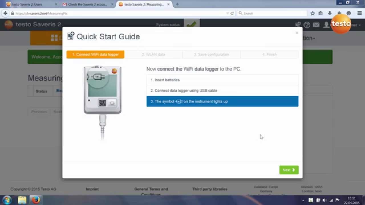 Testo Saveris 2 - 02 How to Setup Wifi Data Loggers