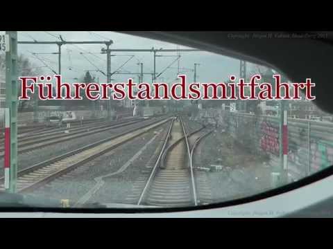 Führerstandsfahrt ICE 3 Siegburg / Bonn - Frankfurt Flughafen ( Vmax 300 Km/h)