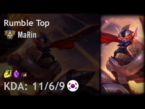 Rumble Top vs Nautilus - MaRin - KR Challenger Patch 6.24