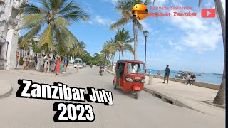 Zanzibar July 2023 maeneo ya Michenzani Mlandege Malindi Forodhani Shangani Mtendeni Mwembetanga.