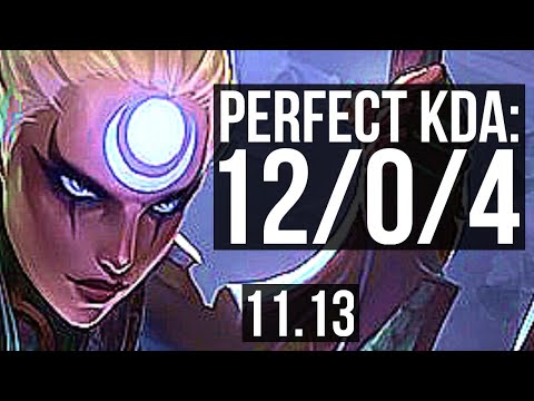 DIANA vs KARTHUS (JUNGLE) | 12/0/4, 67% winrate, Legendary | EUW Master | v11.13