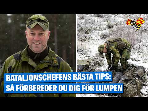 Bataljonschefen svarar på frågor om lumpen