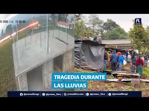 Tres albañiles mueren por descarga eléctrica durante lluvias en Momostenango