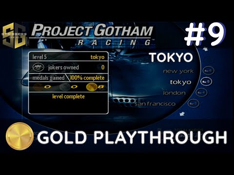 Project Gotham Racing (PGR1) Gold Medal Playthrough - Ep.9 - Kudos Challenge Tokyo