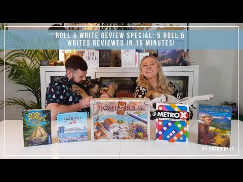Roll & Write Review Special: 5 Roll & Writes Reviewed In 15 Minutes!