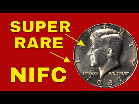 Super rare "NIFC"Kennedy Half dollars worth money! 1987 Kenendy half dollar coins  to look for!