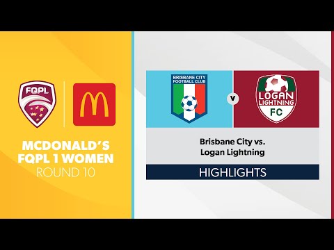 McDonald's FQPL 1 Women R10 - Brisbane City vs. Logan Lightning Highlights