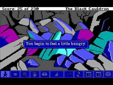 Let's Play The Black Cauldron: Point and Click Part 7 - Evil Trees, Evil Rocks