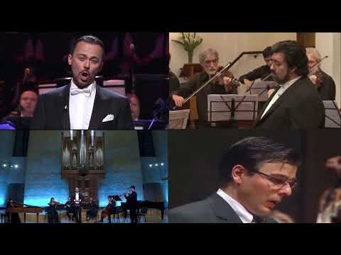 Bass, Baritone, Tenor, Countertenor: types of male operatic voices.