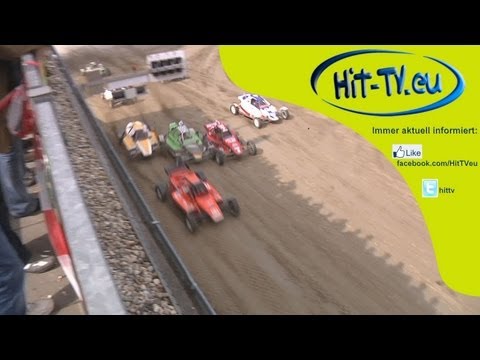 FIA EM Autocross 2013 - B-Finale Buggy 1600 (mit Startcrash) - Matschenberg Offroad Arena