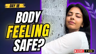 Day 18 | Body Feeling Safe?  | Yoga & Breathwork for Stress Relief