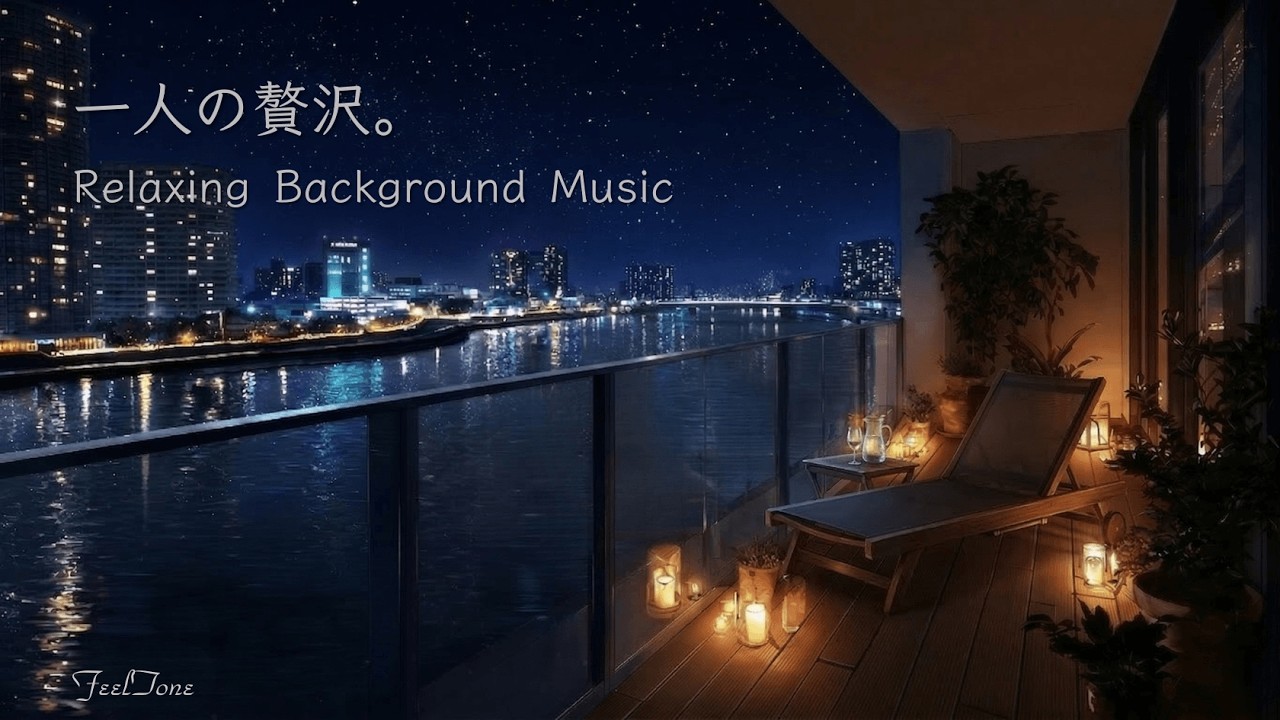 【夜 BGM】一日の疲れを癒す贅沢な時間｜読書・勉強・作業用ピアノ