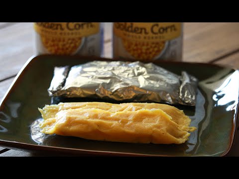 Belizean Dukunu using Canned Corn