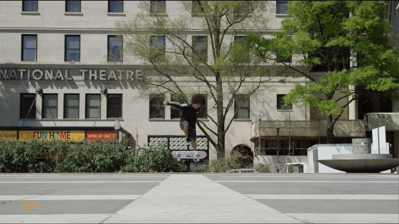 Primitive patinando en Washington DC