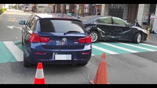 【車禍影片】衰！被酒駕闖紅燈撞一個大的