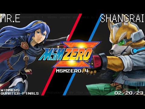 MSM:ZERO.4 - Mr. E (Lucina) Vs. Shangrai (Fox) - SSBU - Winners Quarters