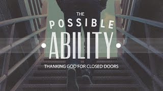 Thanking God For Closed Doors