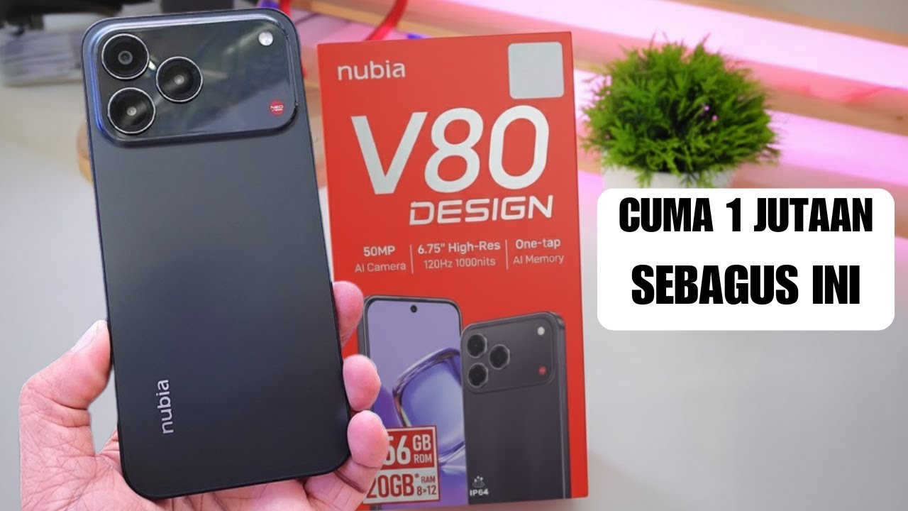 HP MURAH DESAIN PREMIUM‼️NUBIA V80 DESIGN COCOK DIBAWA NONGKRONG
