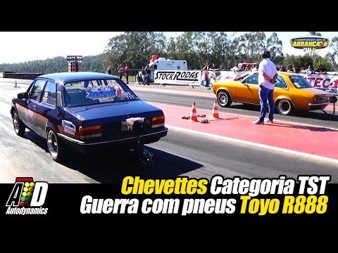 Chevettes Categoria Turbo Street Traseira com pneus R888