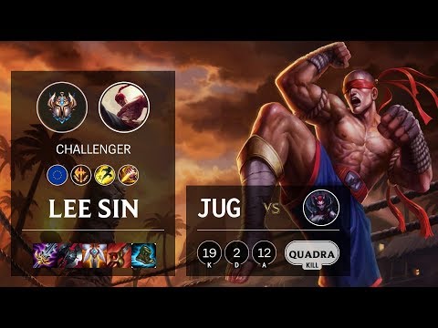 Lee Sin Jungle vs Elise - EUW Challenger Patch 10.8