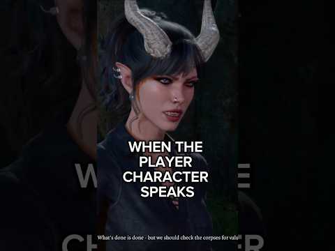 Secret scene where your character is voiced #bg3 #baldursgate3 #astarion #darkurge #tav #tavtalks