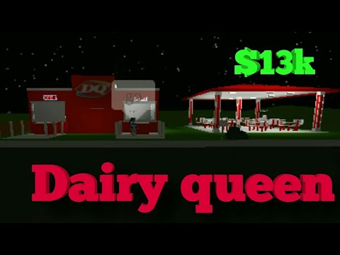 Roblox Welcome To Bloxburg Dairy Queen Dq Speed Build - a day in the life in bloxburg with twins roblox welcome to bloxburg beta bunk beds