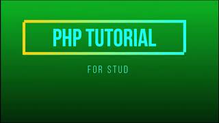 PHP OPERATORS | PHP PROGRAMMING |WEB DEVELOPMENT | MySQL  |DATABASE  |