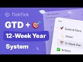How I Master Tasks Goals With TickTick Using GTD The 12 Week Year