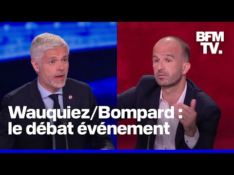Budget, immigration... Le débat en intégralité entre Manuel Bompard (LFI) et Laurent Wauquiez (LR)