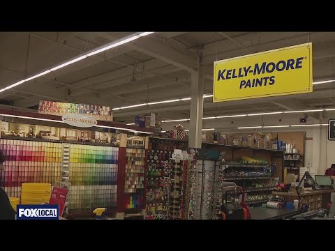 Part of a video titled Kelly-Moore Paints abruptly shuts down business - YouTube