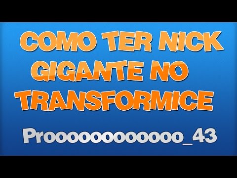 COMO CRIAR CONTA COM NICK GIGANTE - [NOVO MÉTODO]