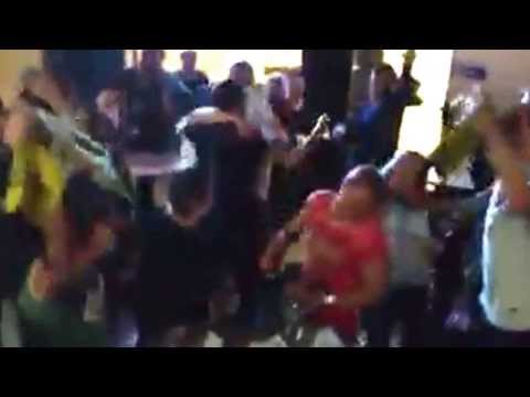 ZSV feest in de kantine van SV Deurne na de 0-4 overwinning!