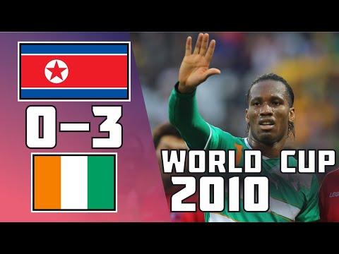 Korea DPR 0 - 3 Cote d'Ivoire | World Cup 2010