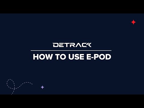 Detrack Proof Of Delivery POD