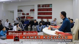 Ahmet Koçoğlu - Risale-i Nur Külliyatı - Mektubat - On Dokuzuncu Mektup