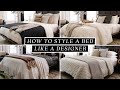 HOW TO STYLE A BED LIKE A DESIGNER ️ Budget Friendly Easy To Recreate 4 DIY Bed Ideas