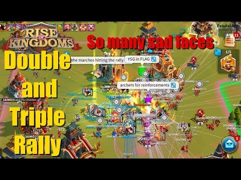 Double and Triple rally on flag - best efficient way to take down flags - Rise of Kingdoms
