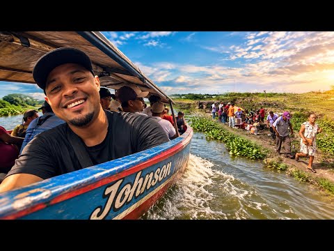 Así es la TRAVESÍA para llegar a MI PUEBLO: Río, Caño y Ciénaga 🛶🌊