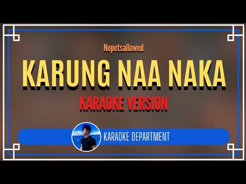KARUNG NAA NAKA  - Nopetsallowed (KARAOKE VERSION)