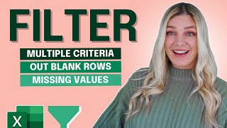 How to use the FILTER Function in Excel (multiple use cases)
