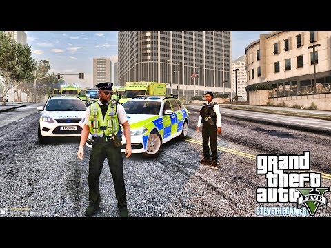 GTA 5 MODS LSPDFR 1075 - BRITISH PATROL!!! (GTA 5 REAL LIFE PC MOD)