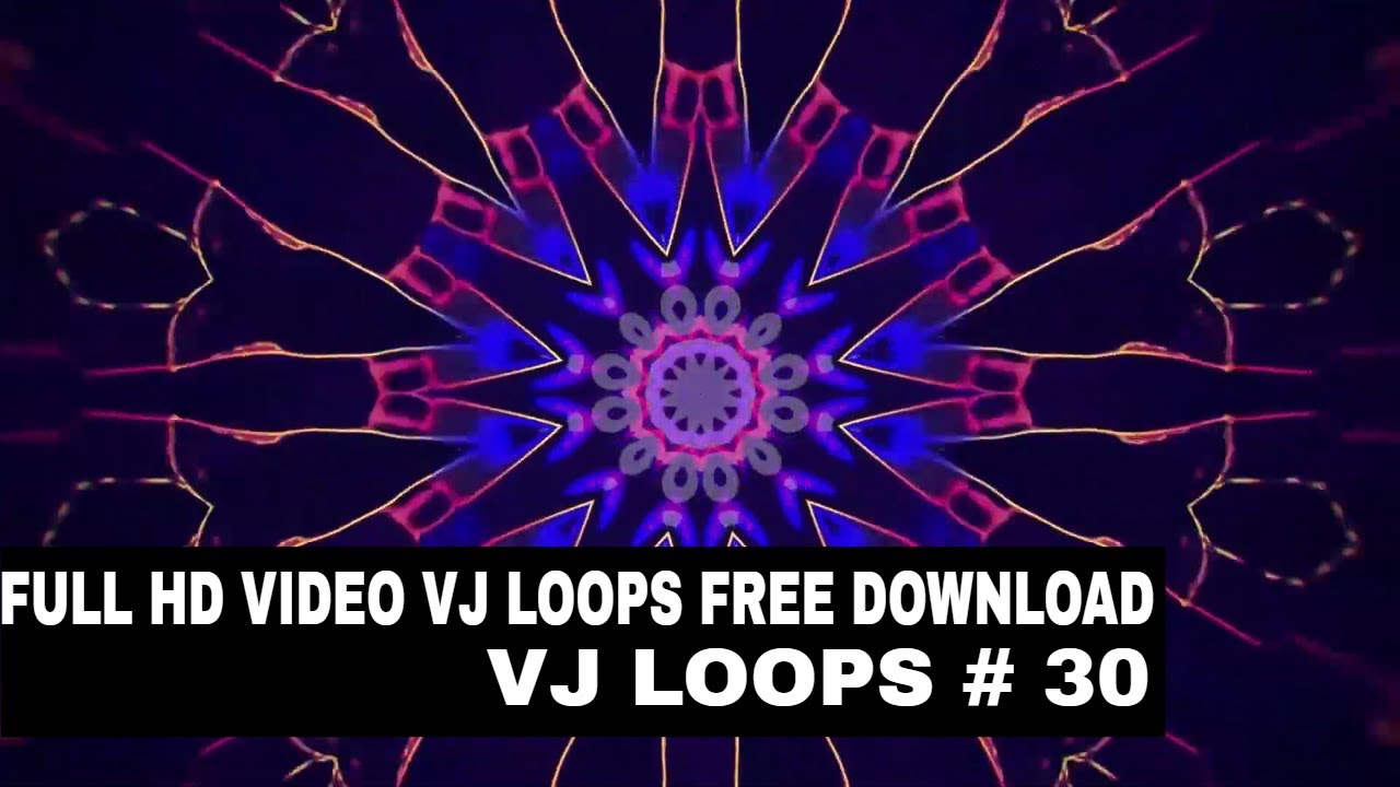 2019 Club Visuals VJ loops 30 Free Download Full HD 1080p
